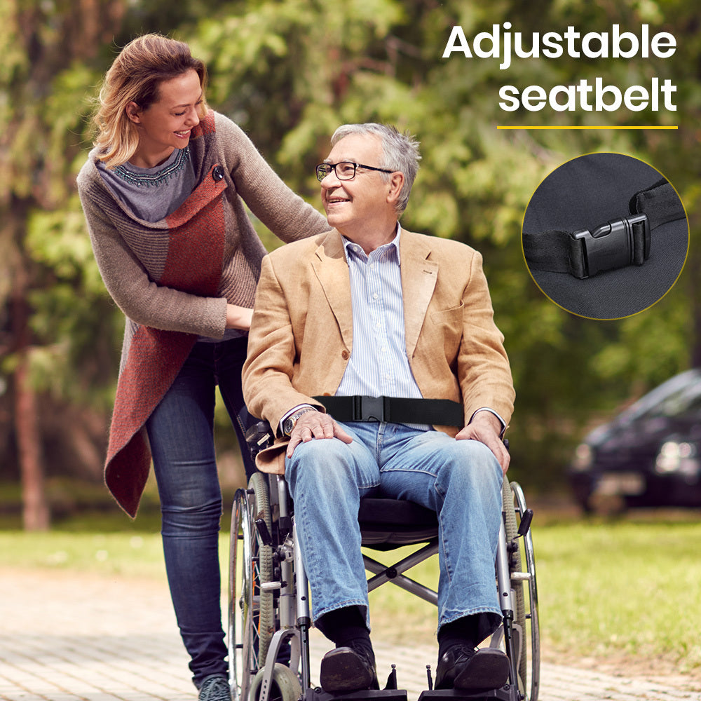 EQUIPMED 24" PORTABLE MOBILITY AID WHEELCHAIR