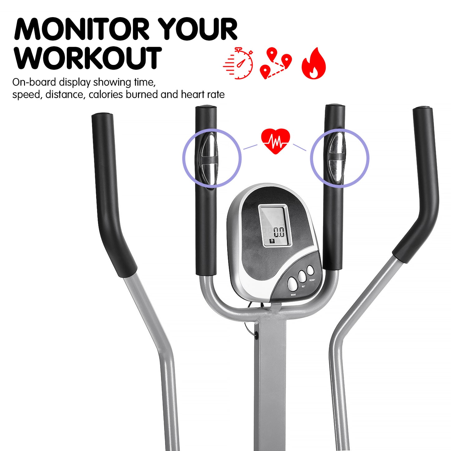 POWERTRAIN 3 IN 1 ELLIPTICAL CROSS TRAINER