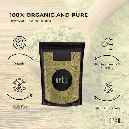 100g Organic Matcha Green Tea Powder Camellia Sinensis Leaf Supplement