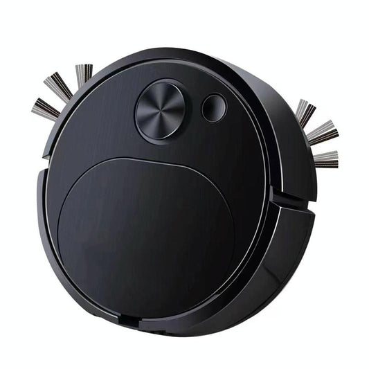 Smart Usb Charging Robot Vacuum for Family Cleaning - Black