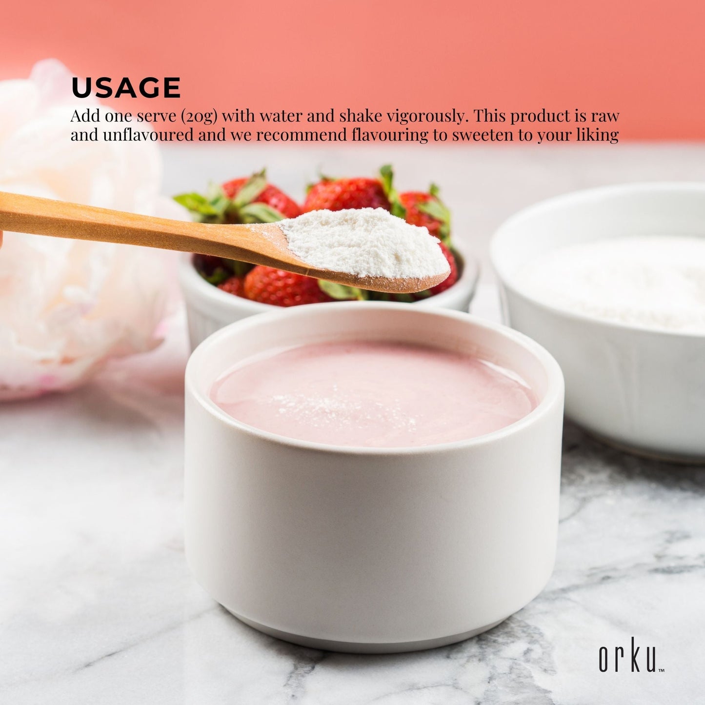 COLLAGEN POWDER - BOVINE HYDROLYSATE PROTEIN PEPTIDE SUPPLEMENT